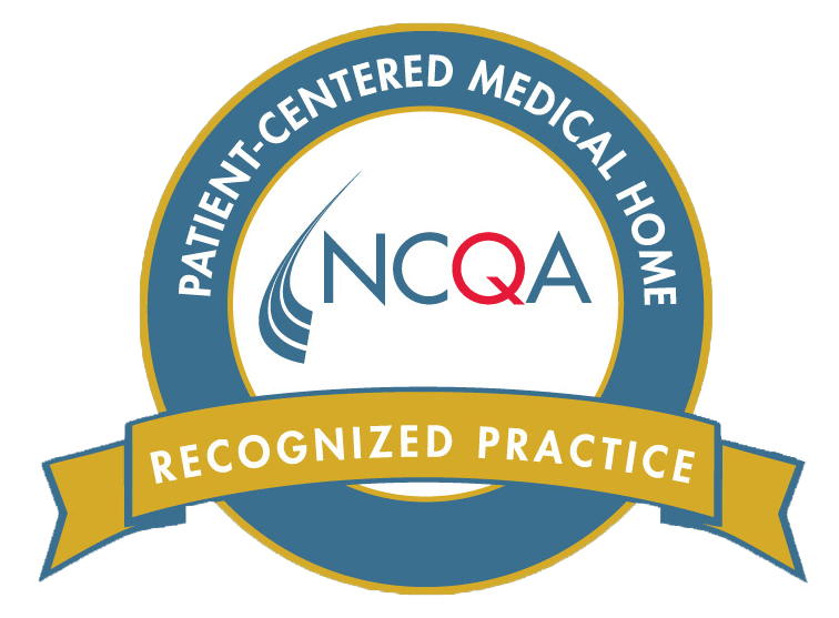 A badge signifying FHCN is a recognized practice in the Patient-Centered Medical Home (NCQA) program.