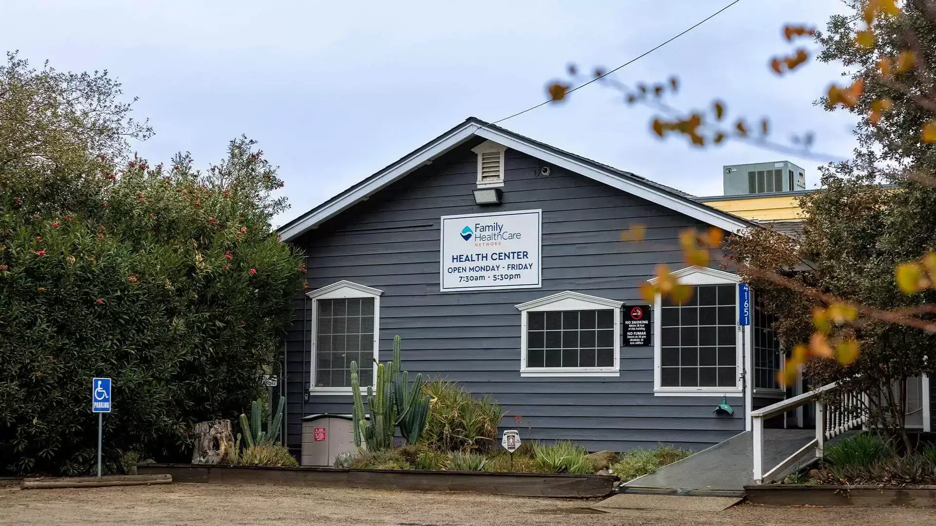 An Exterior View of the Family Healthcare Network Office in Three Rivers, CA